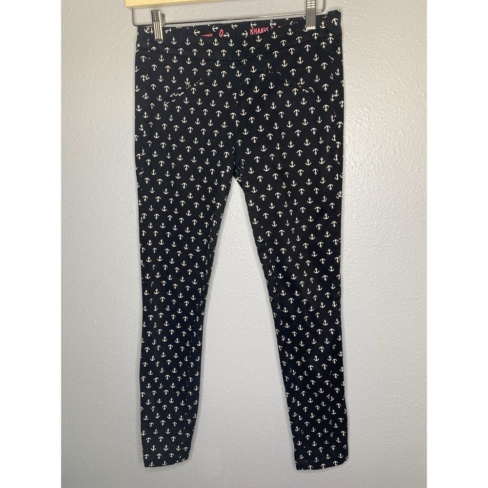 Gap Navy Khakis Anchor Cropped Super Skinny Size 0